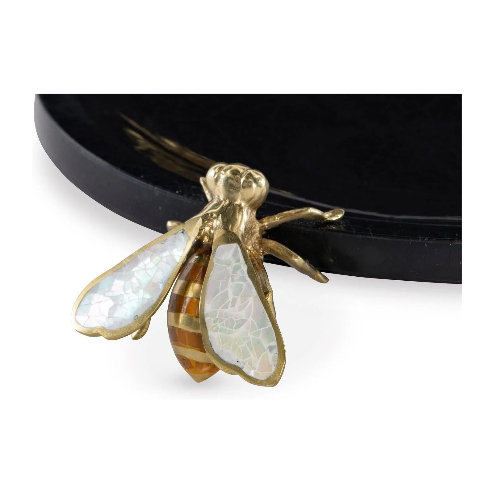 Maitland Smith Brass Bumblebee Dish - Image 2