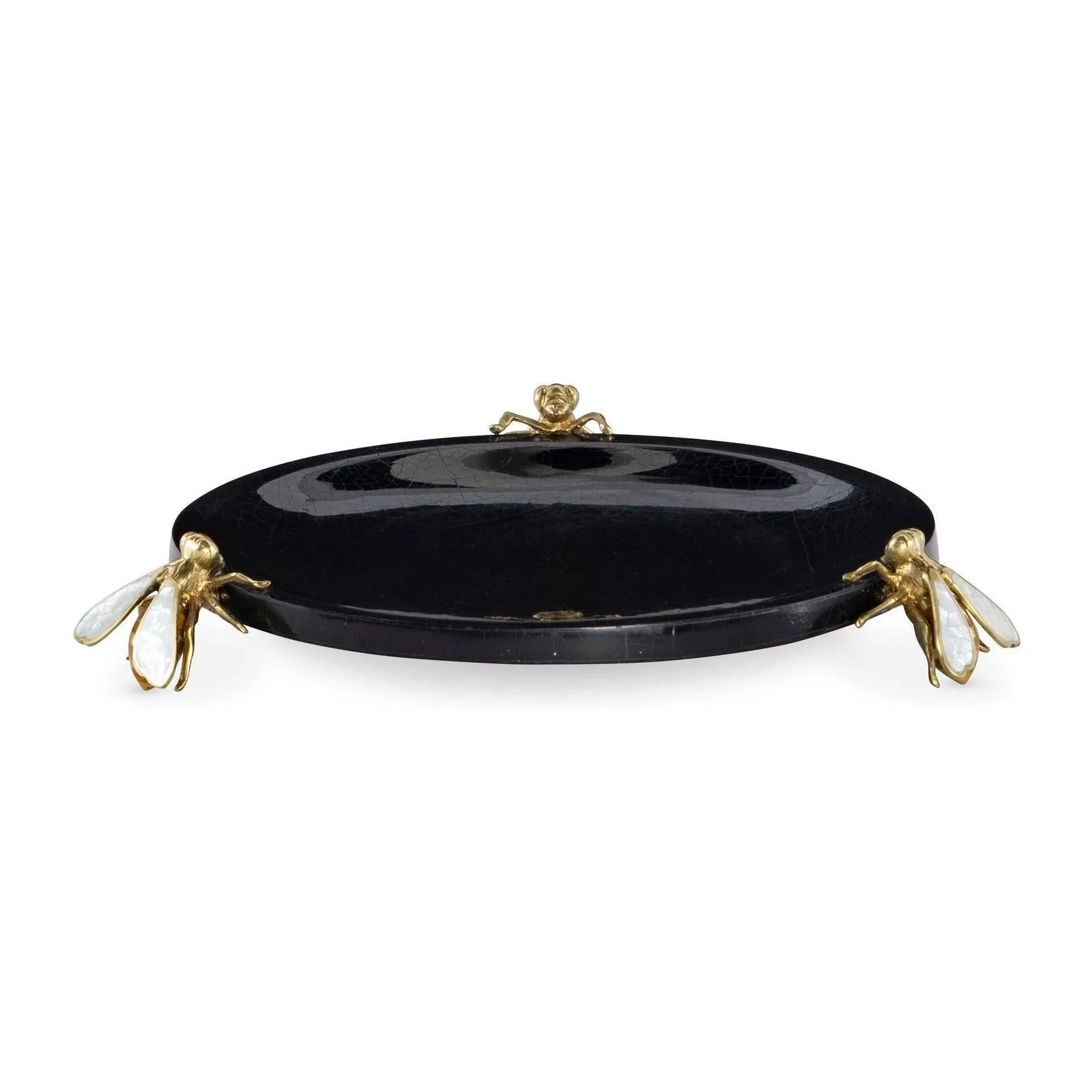 Maitland Smith Brass Bumblebee Dish - Image 3