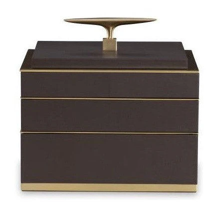 Maitland Smith Brown Compartment Box - Image 2