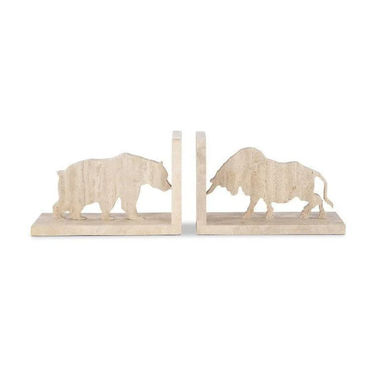 Maitland Smith Bull/Bear Bookend - Image 2