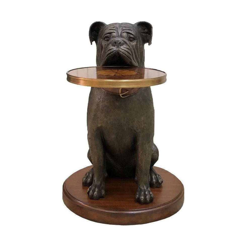 Maitland Smith Bulldog Accent Table - Image 2