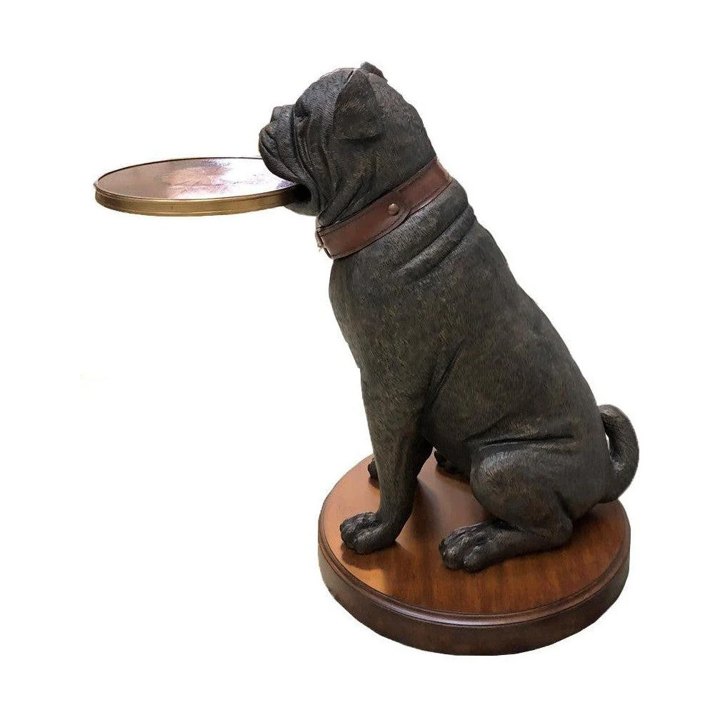 Maitland Smith Bulldog Accent Table - Image 3