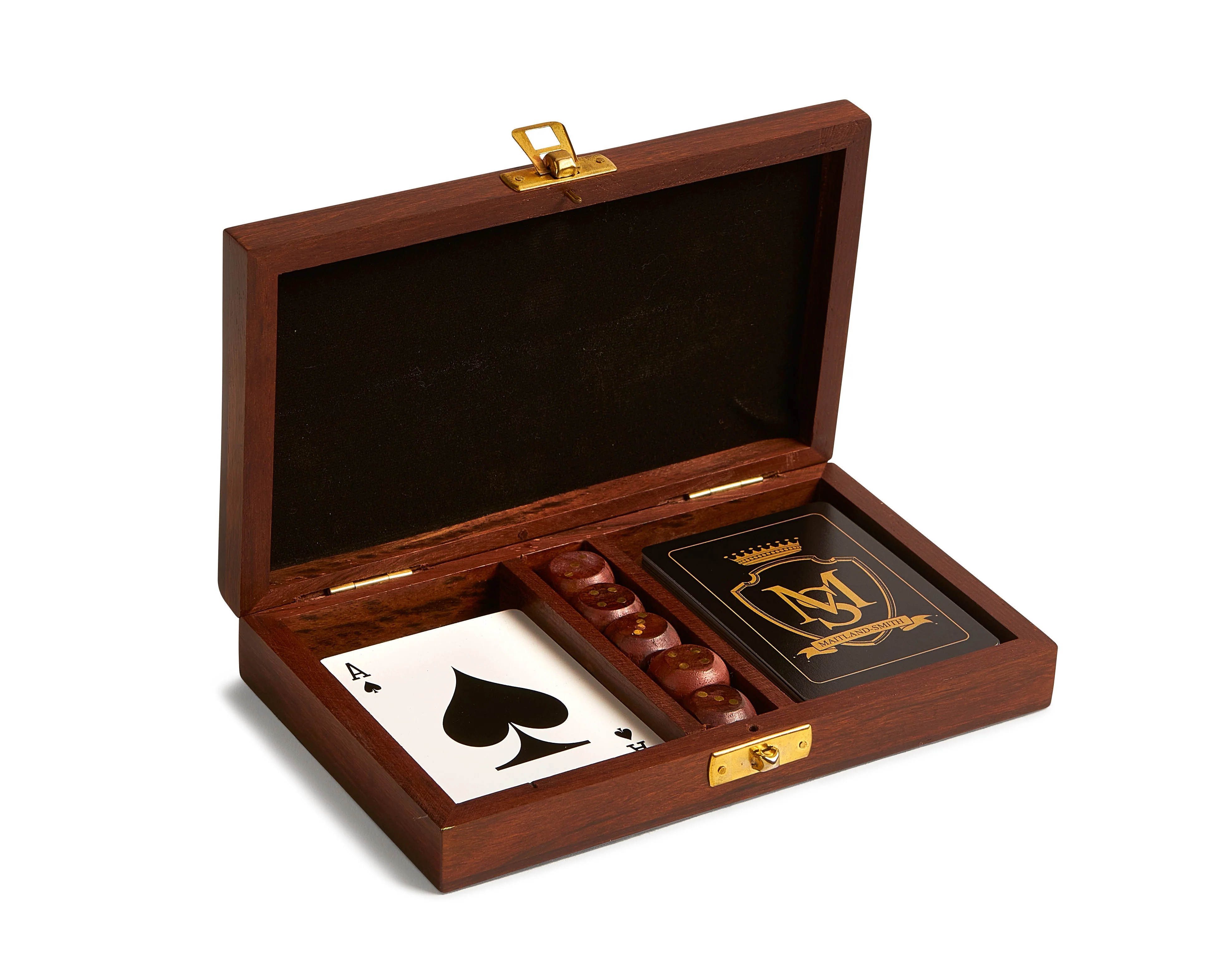 Maitland Smith Card Box With Dice - Image 2