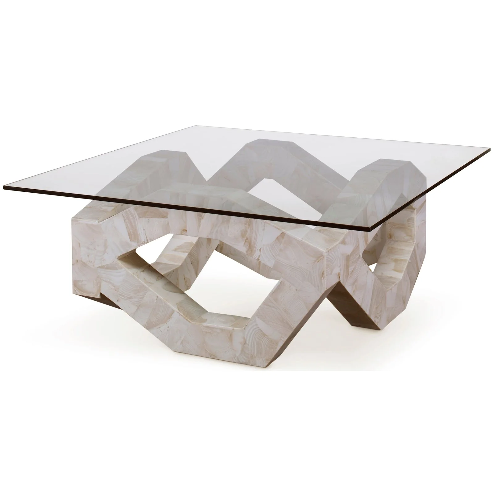 Maitland Smith Clamstone Cocktail Table
