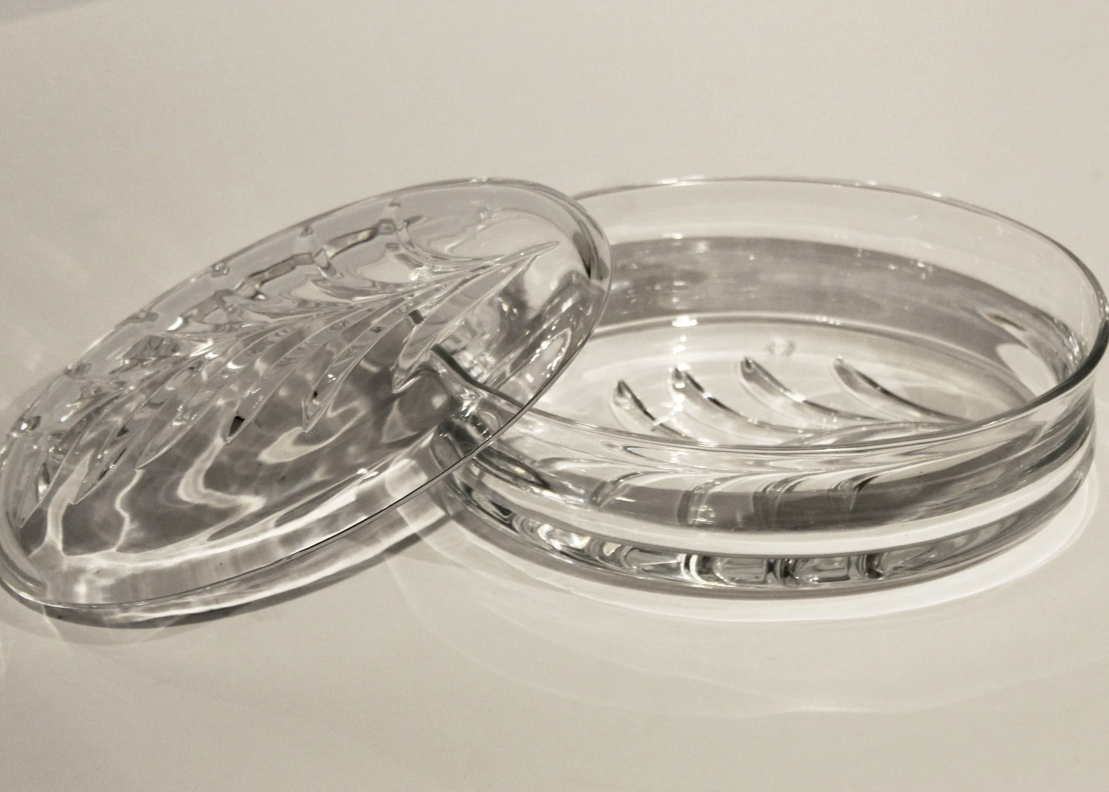 Maitland Smith Clear Crystal Candy Dish Clearance - Image 3