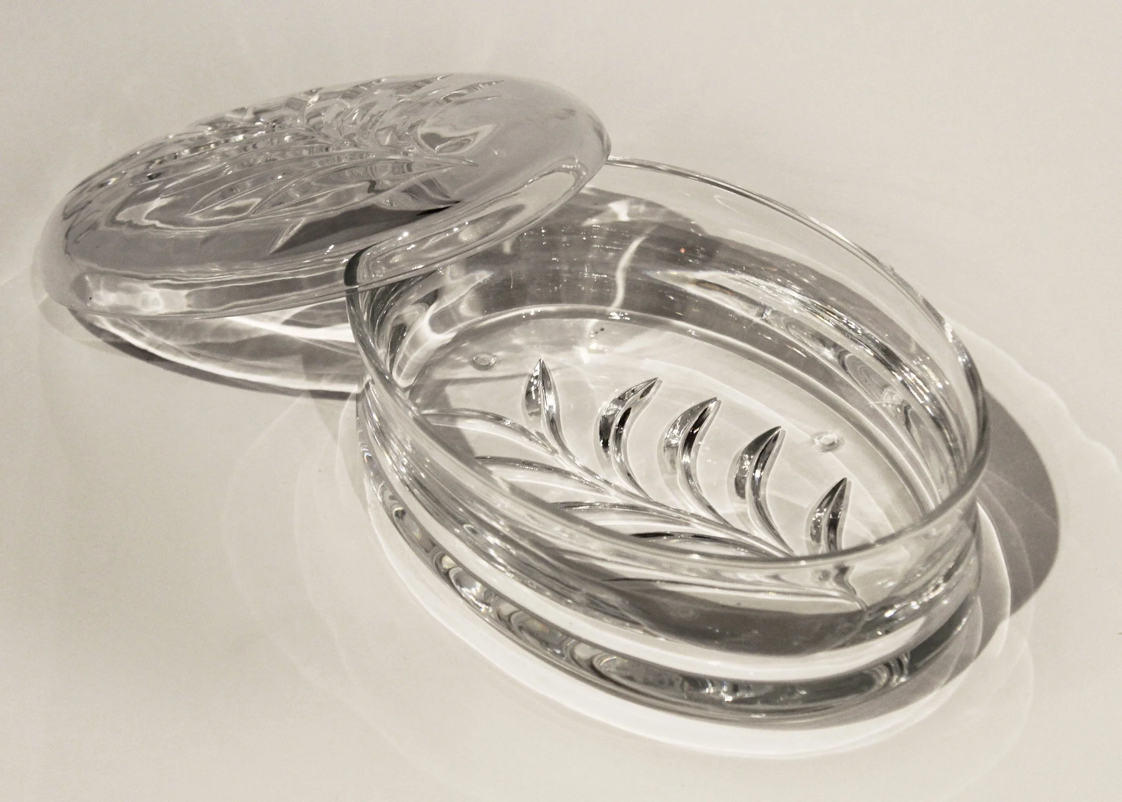 Maitland Smith Clear Crystal Candy Dish Clearance - Image 5