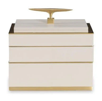 Maitland Smith Cream Compartment Box - Image 2