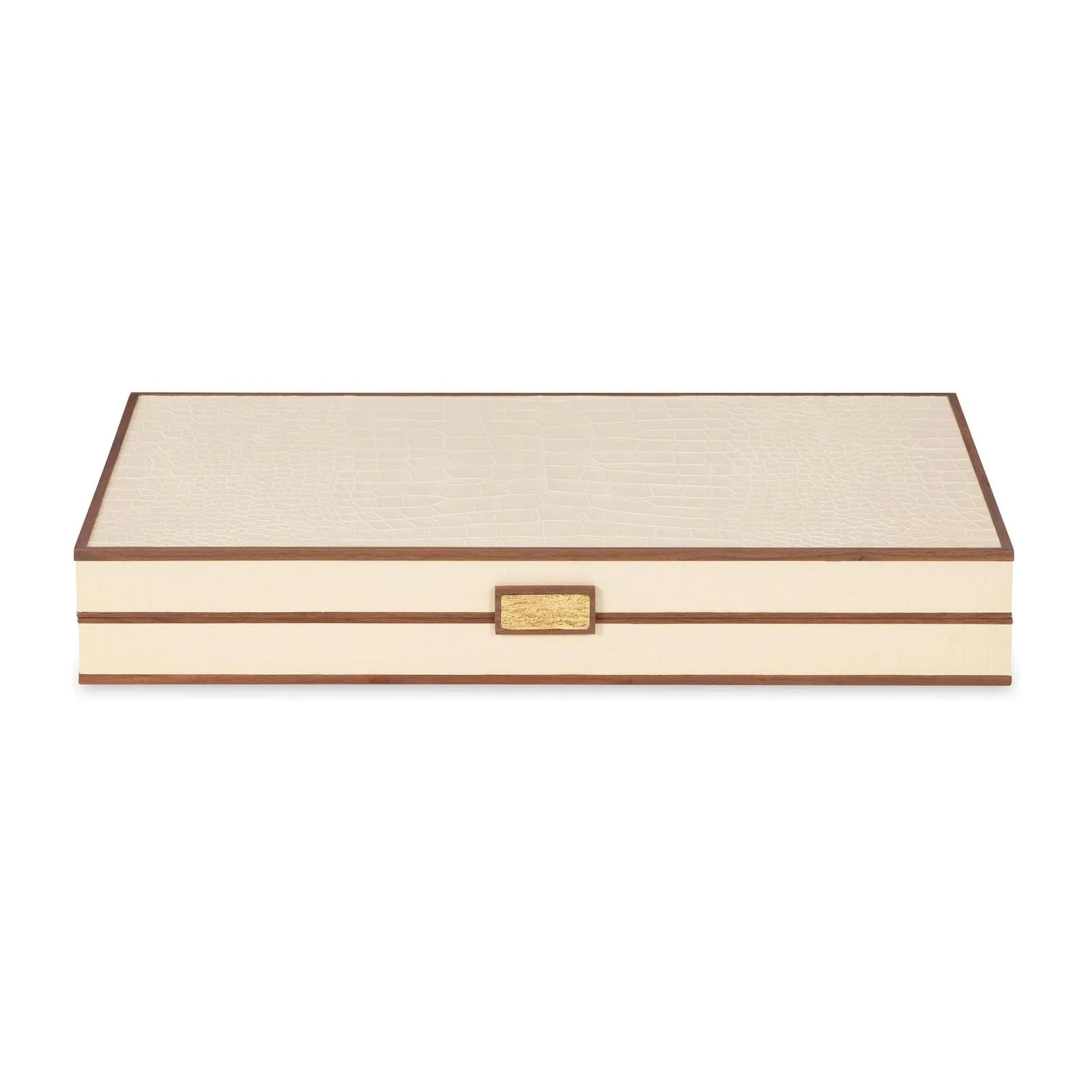 Maitland Smith Cream Leather Game Board - Image 2