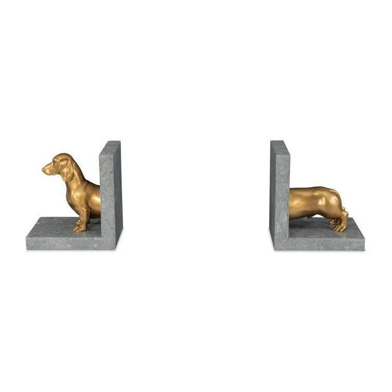 Maitland Smith Dachshund Bookend - Image 2