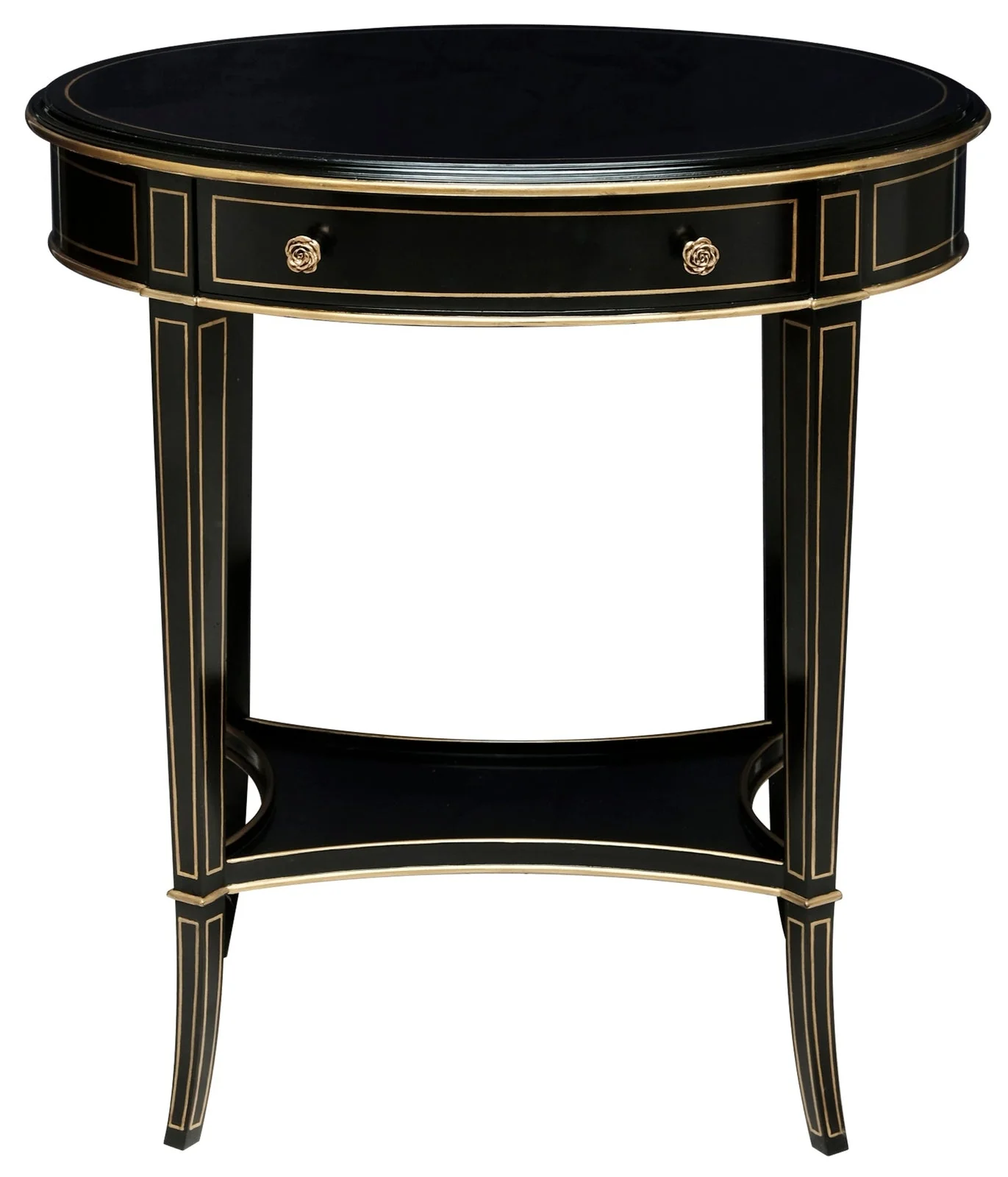 Maitland Smith Equinox Oval Side Table (SH06-040517) - Image 4