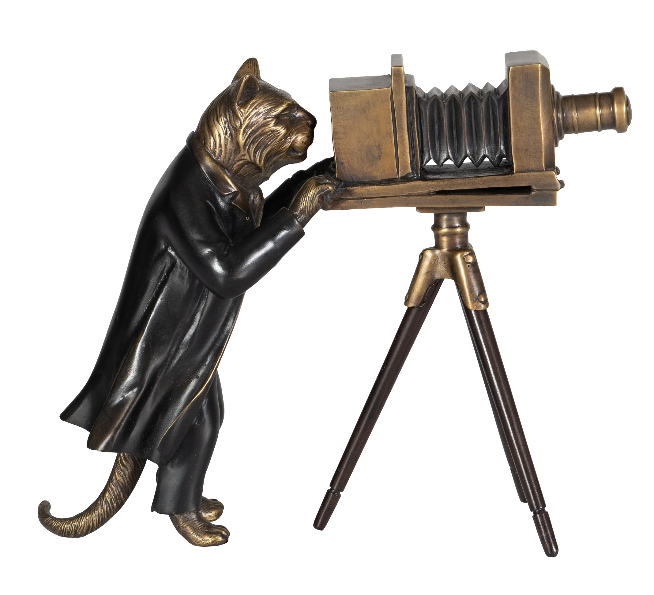 Maitland Smith Feline Fotography Sculpture - Image 2