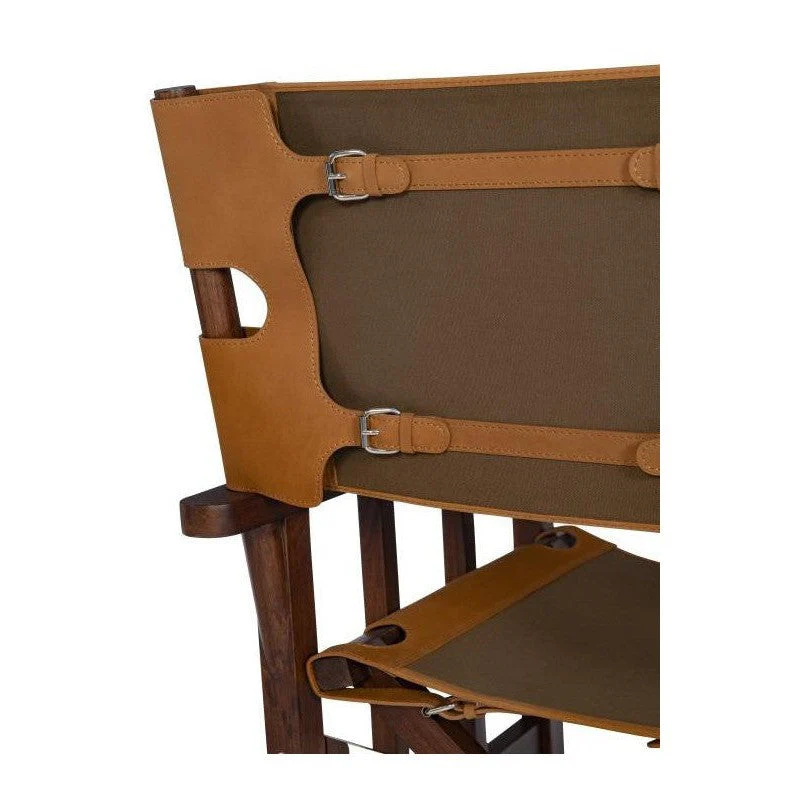 Maitland Smith Felix Camp Chair Olive - Image 4