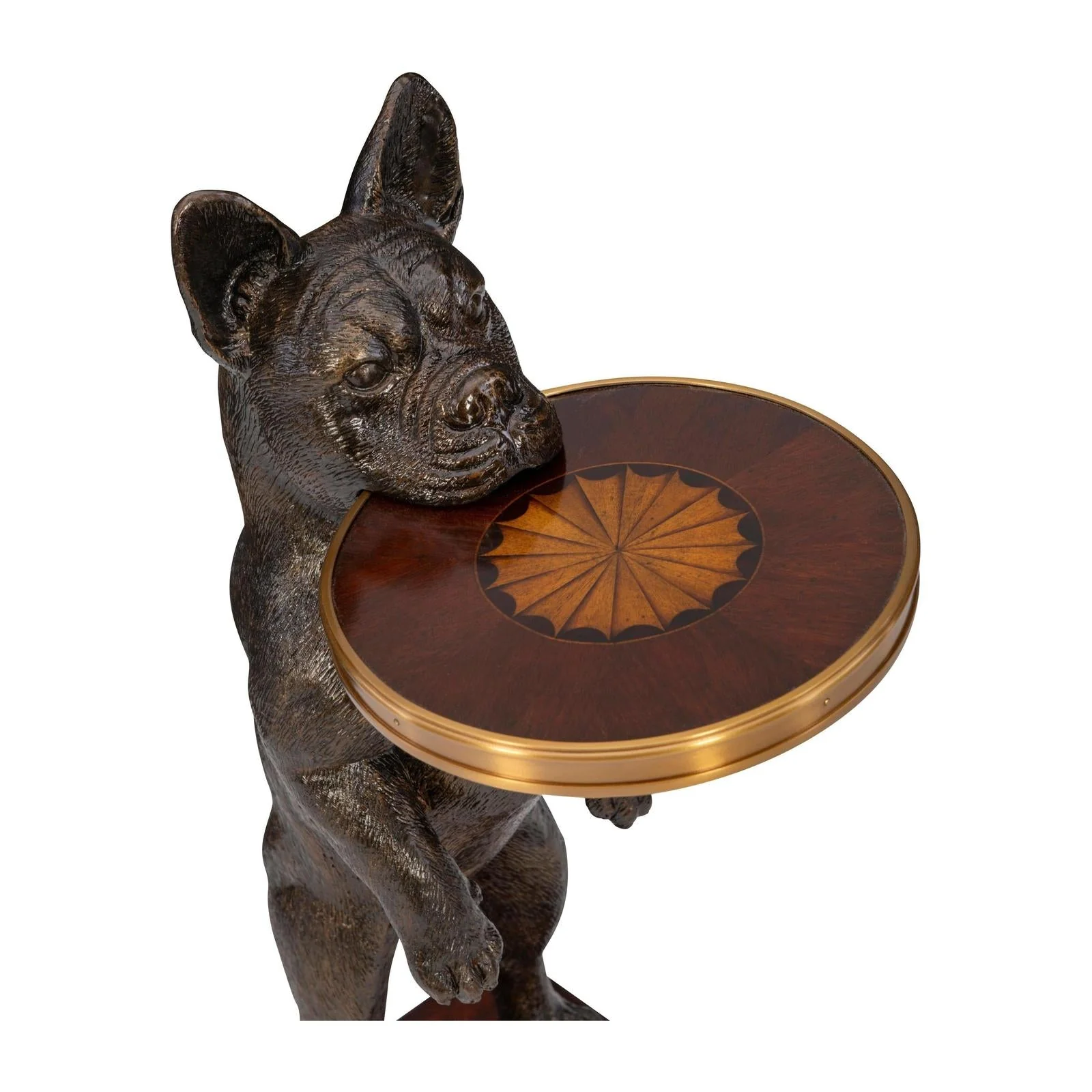 Maitland Smith French Bulldog Accent Table - Image 2