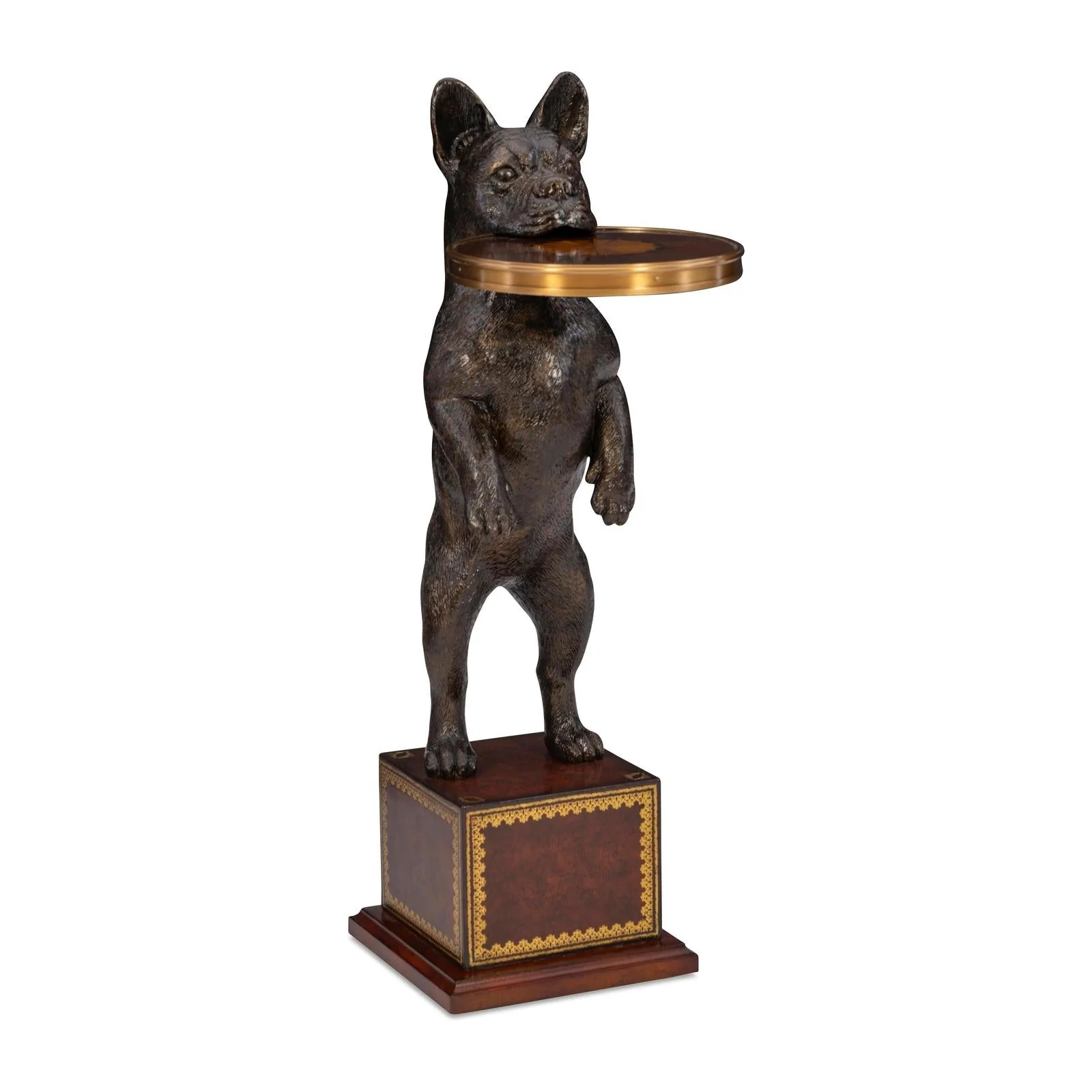 Maitland Smith French Bulldog Accent Table - Image 4
