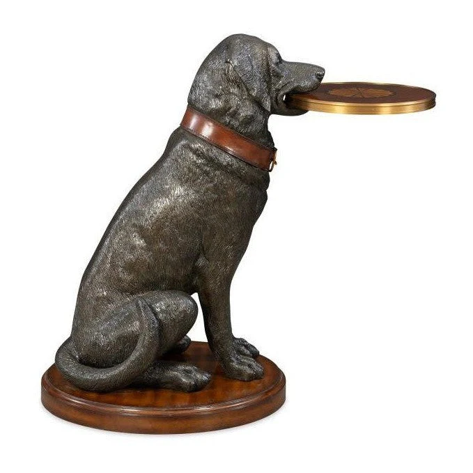 Maitland Smith Golden Retriever Accent Table - Image 2