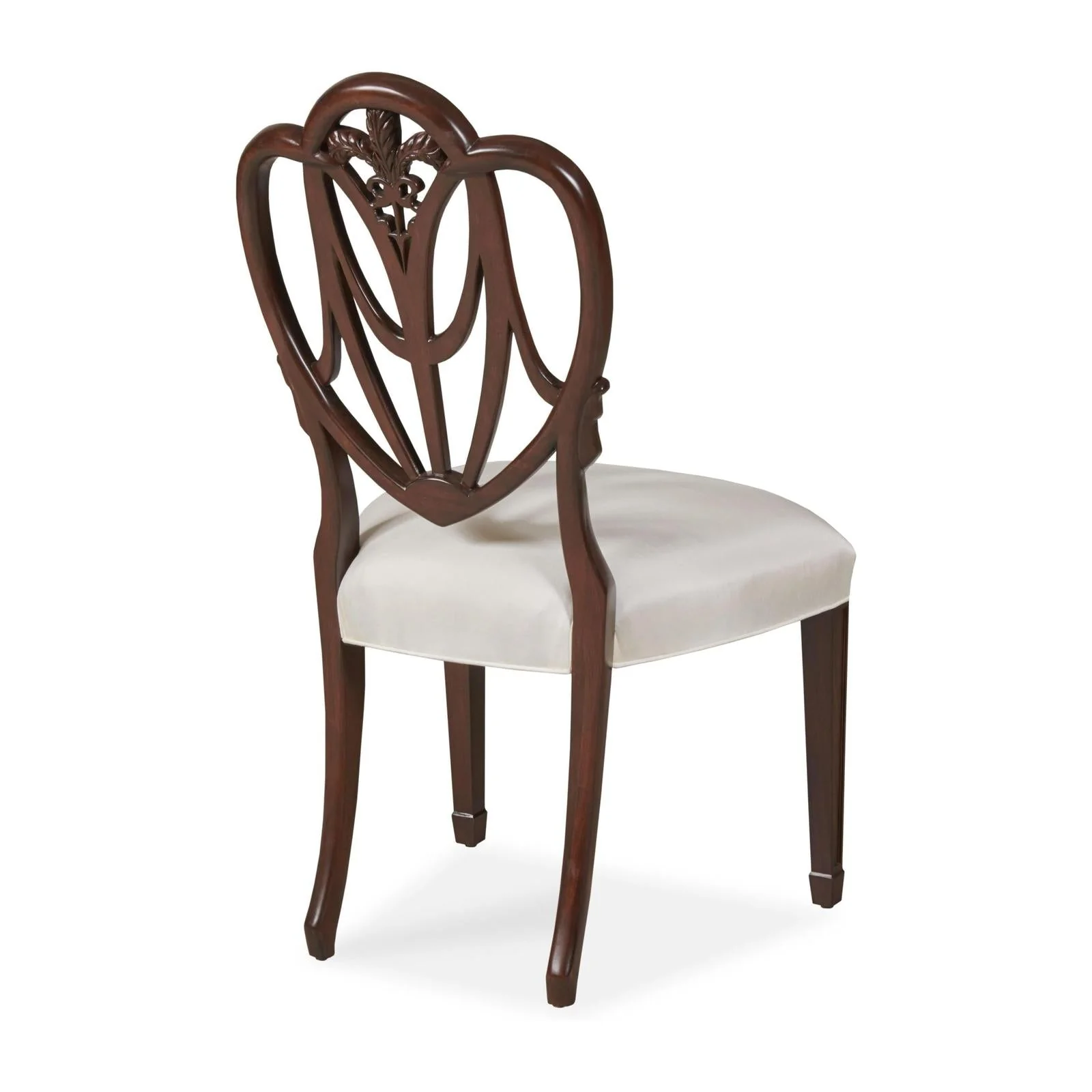 Maitland Smith Heart Side Chair Pearl - Image 3