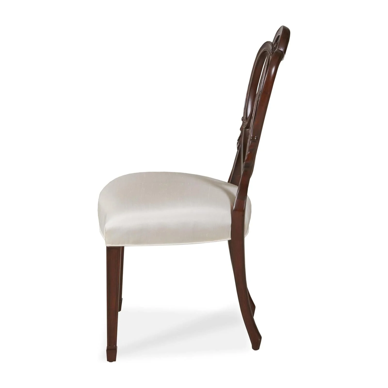 Maitland Smith Heart Side Chair Pearl - Image 4