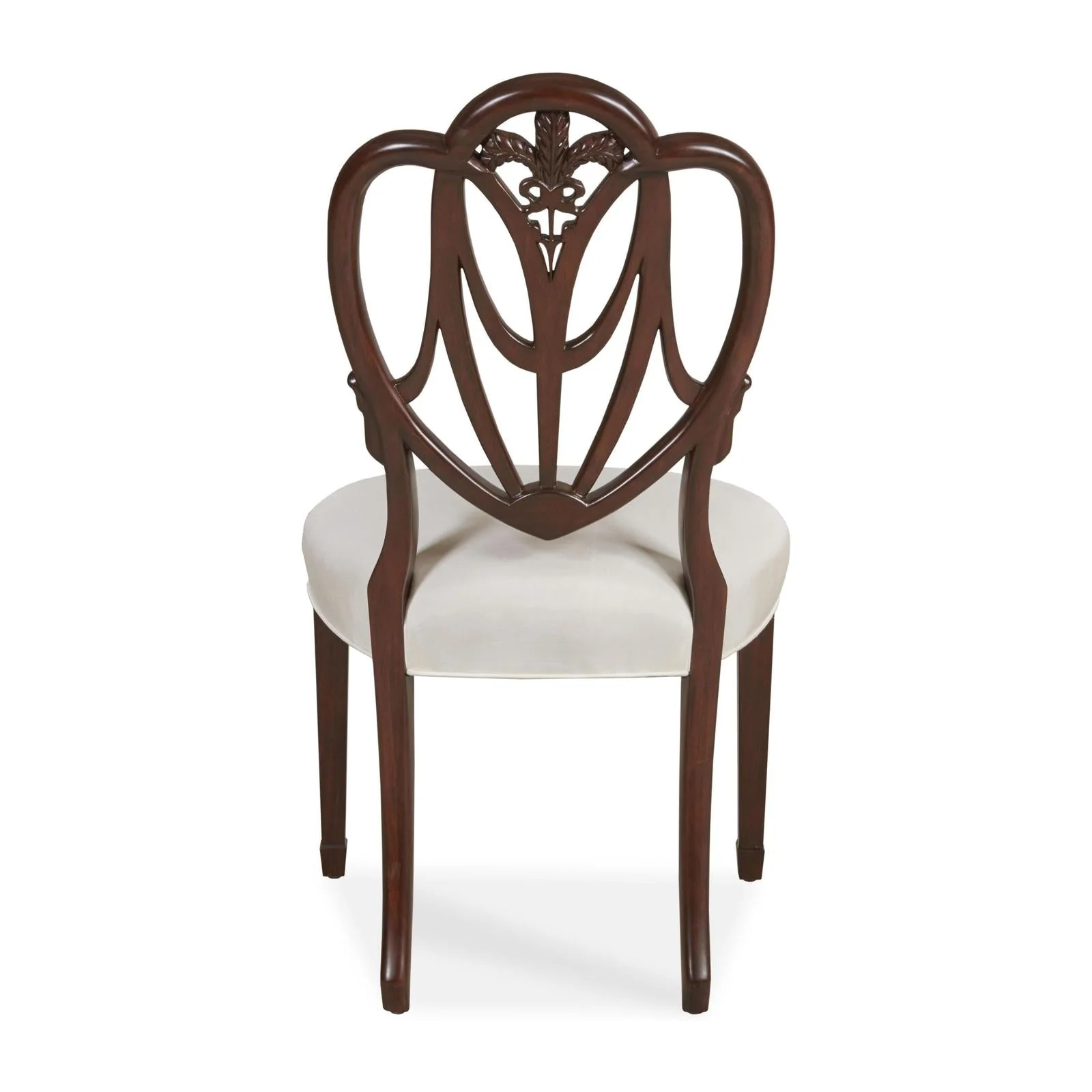 Maitland Smith Heart Side Chair Pearl - Image 5