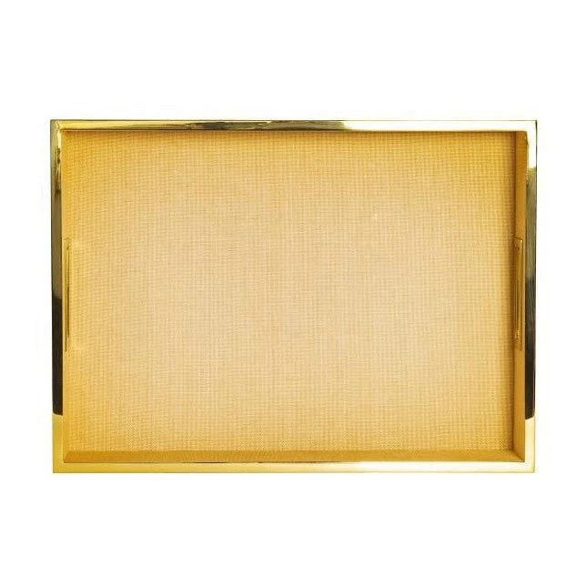 Maitland Smith Large Raffia Tray - Image 3
