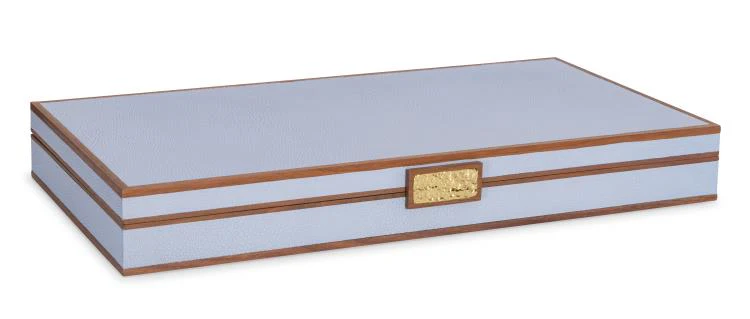 Maitland Smith Light Blue Stacking Boxes - Image 7