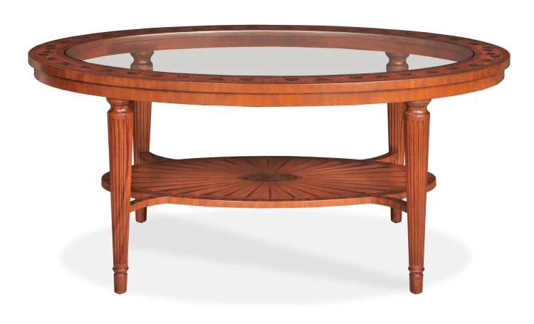 Maitland Smith Marquetry Cocktail Table - Image 2