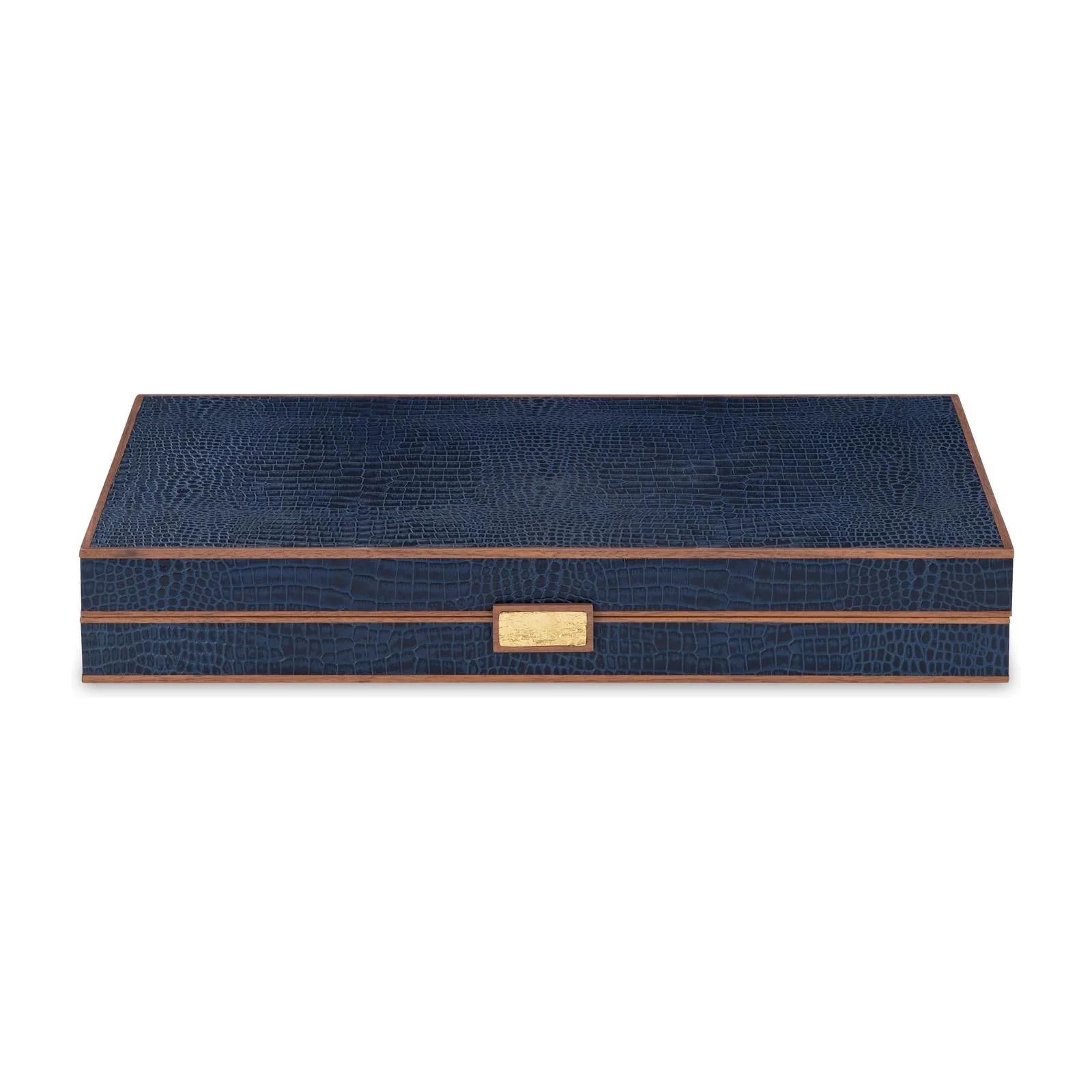 Maitland Smith Navy Leather Game Board - Image 2