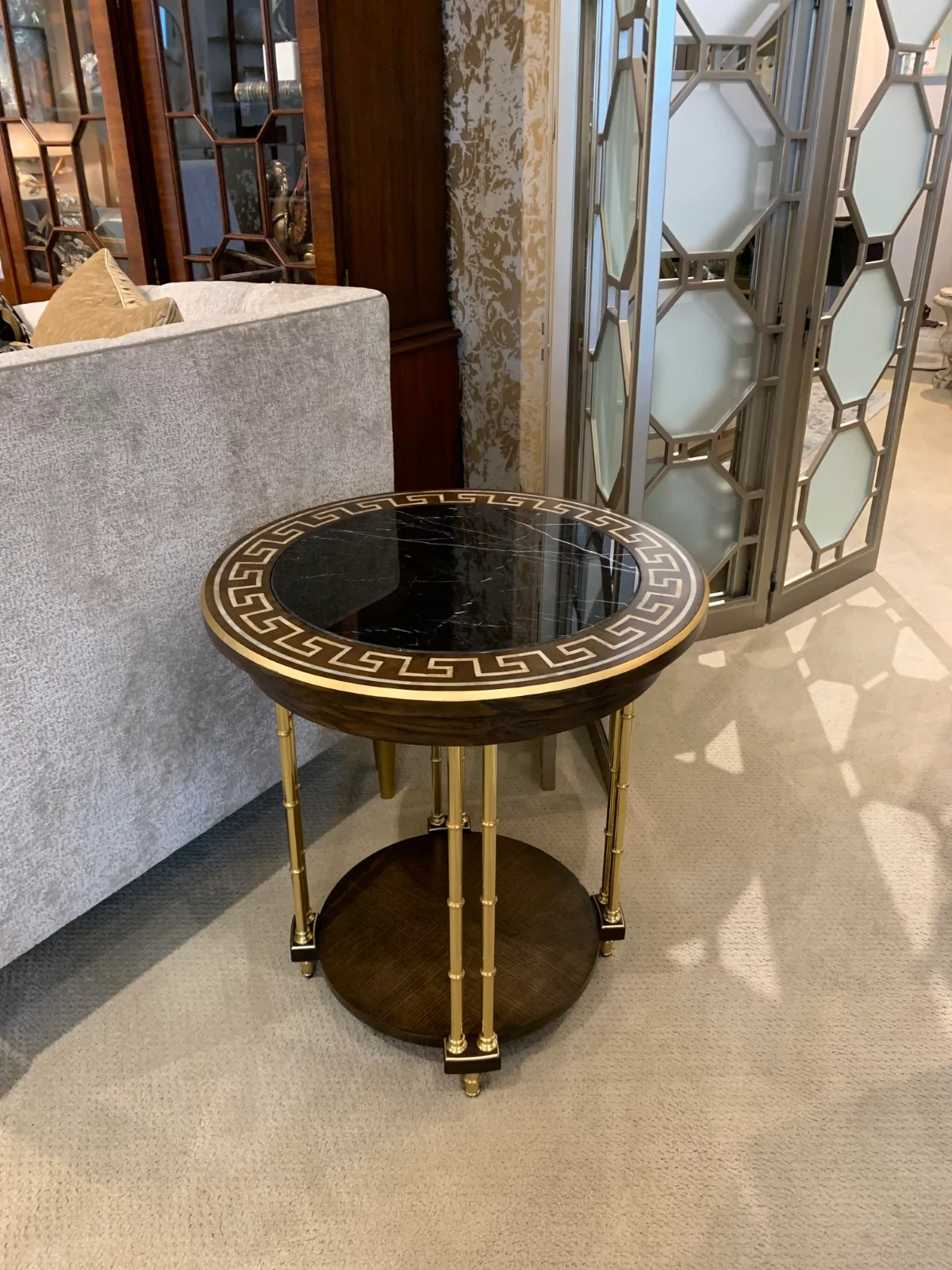 Maitland Smith Quince Occasional Table Floor Sample - Image 2