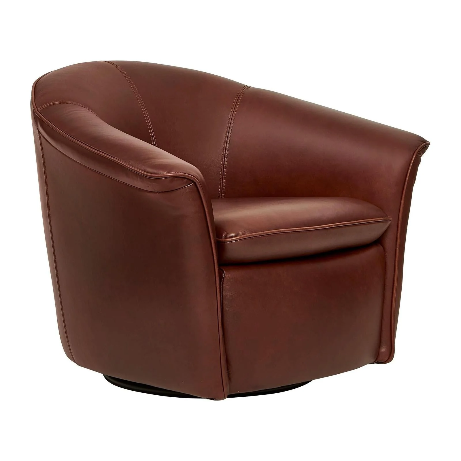 Maitland Smith Scoop Swivel Chair