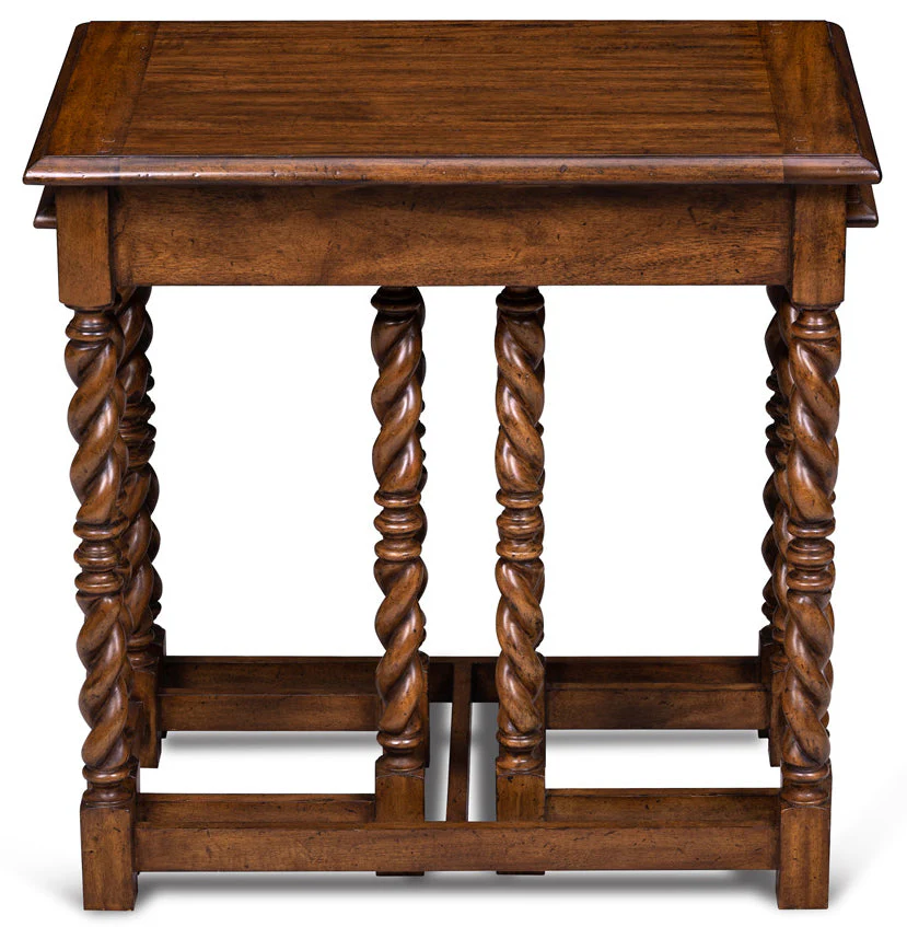 Maitland Smith Serpentine Nesting Tables (SH07-121304) - Image 4