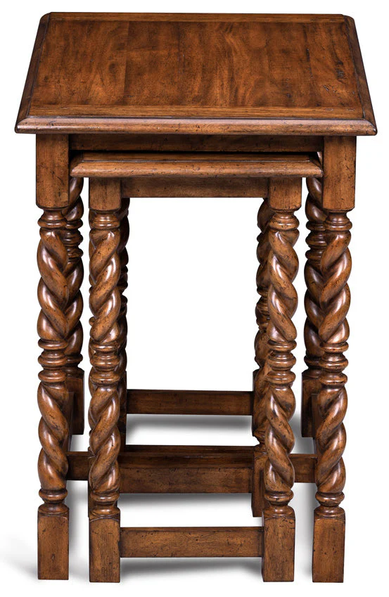 Maitland Smith Serpentine Nesting Tables (SH07-121304) - Image 7
