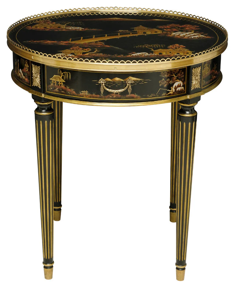 Maitland Smith Silk Side Table (SH06-112211) - Image 3