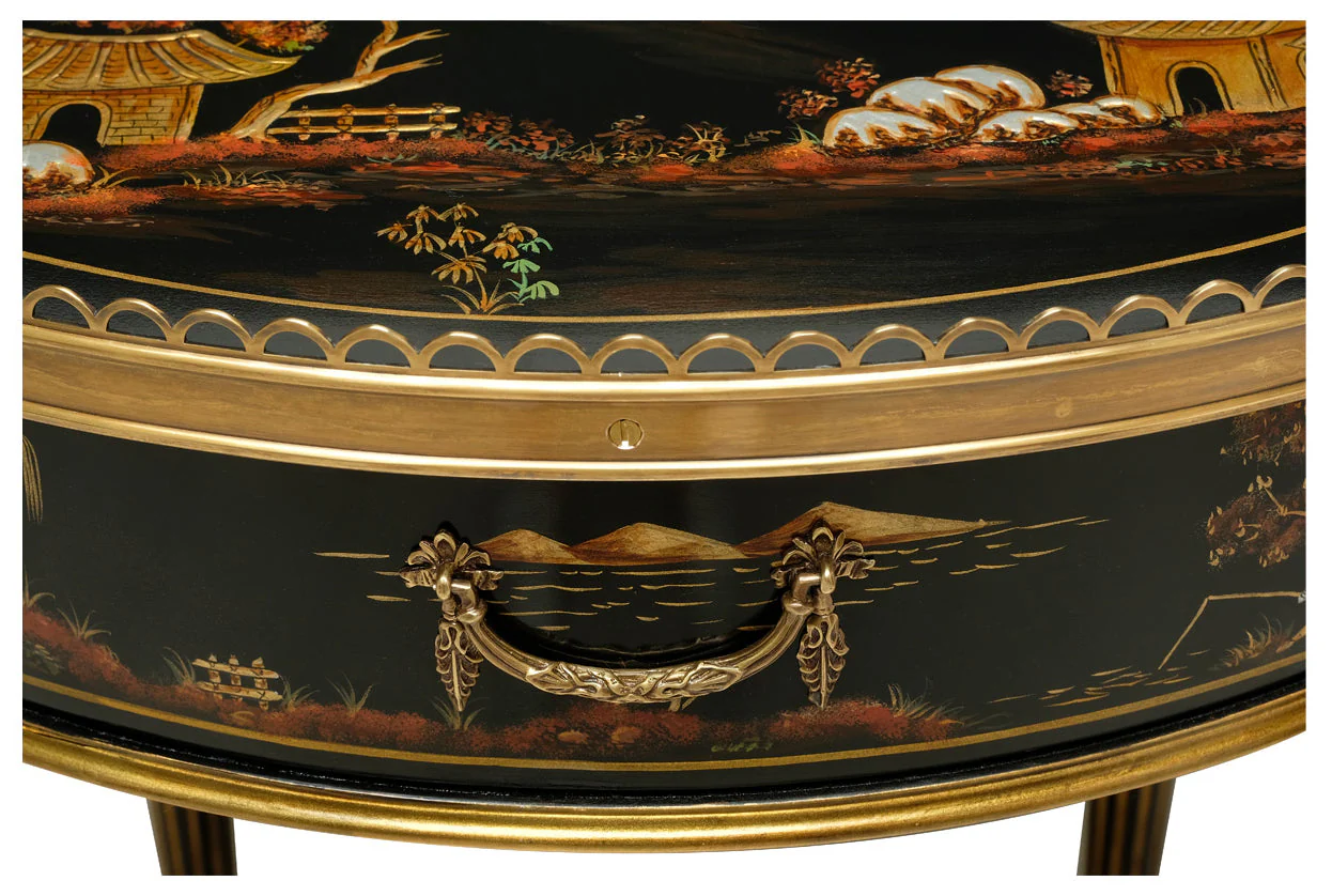 Maitland Smith Silk Side Table (SH06-112211) - Image 4