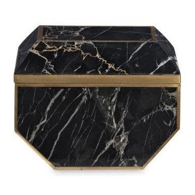 Maitland Smith Small Brass And Golden Portoro Box - Image 2