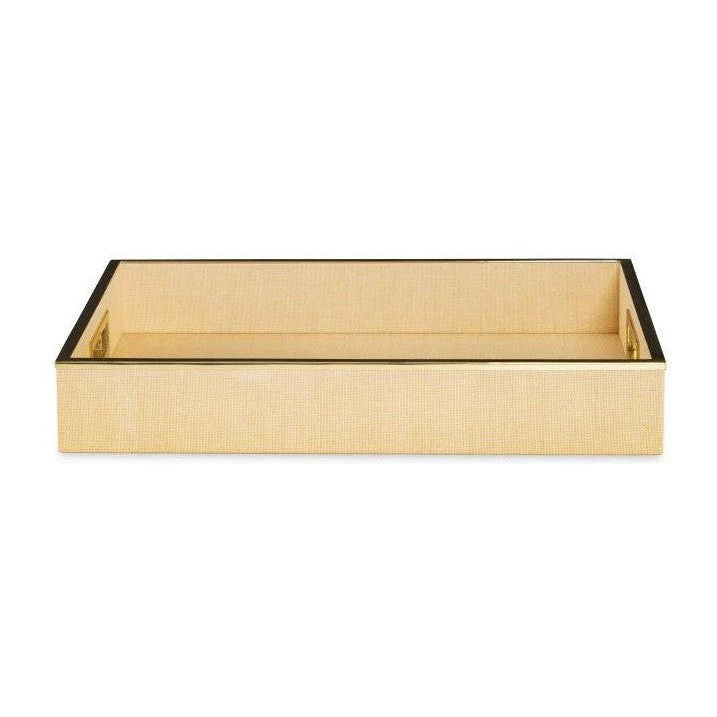 Maitland Smith Small Raffia Tray - Image 2