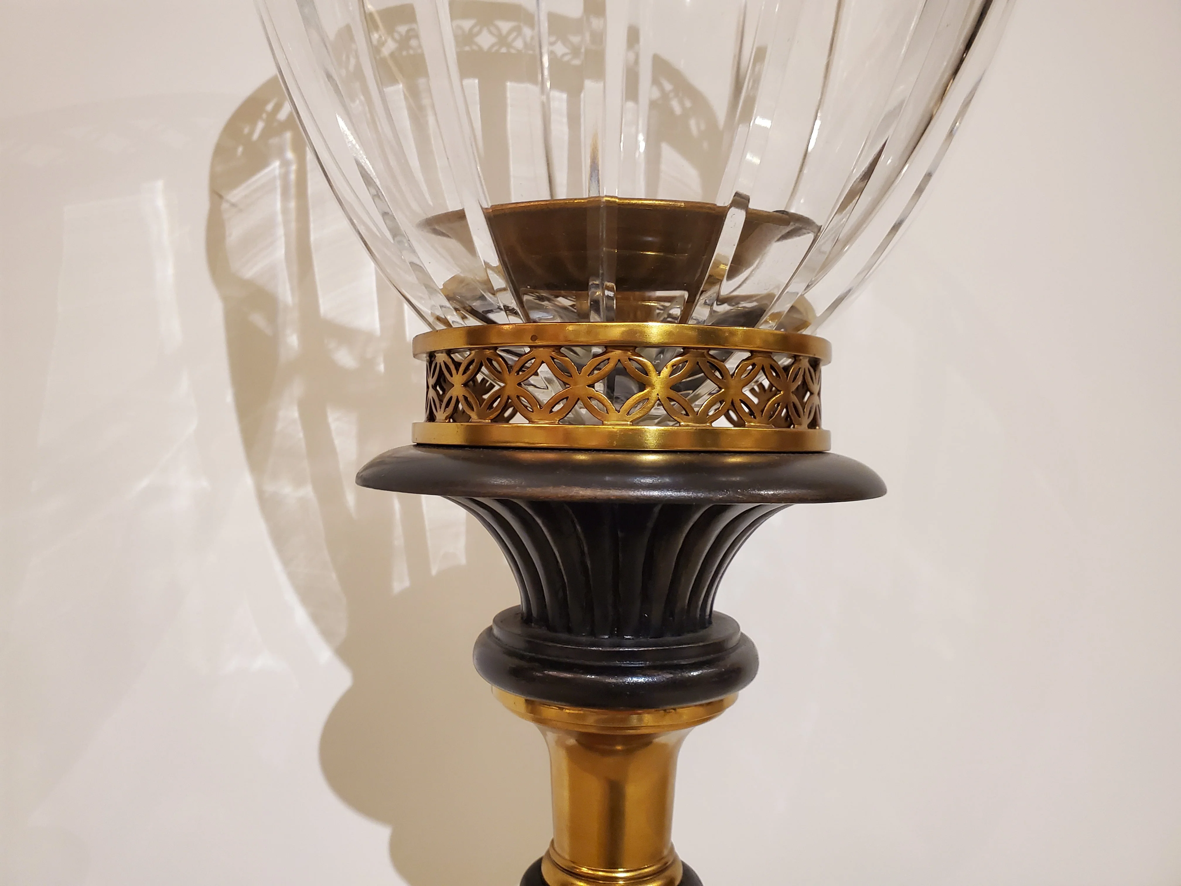 Maitland Smith Torch Candleholder - Set of 2 Floor Sample - Image 3