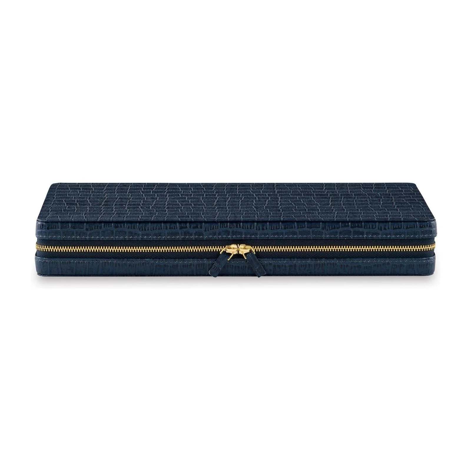 Maitland Smith Travel Backgammon Board Blue - Image 2