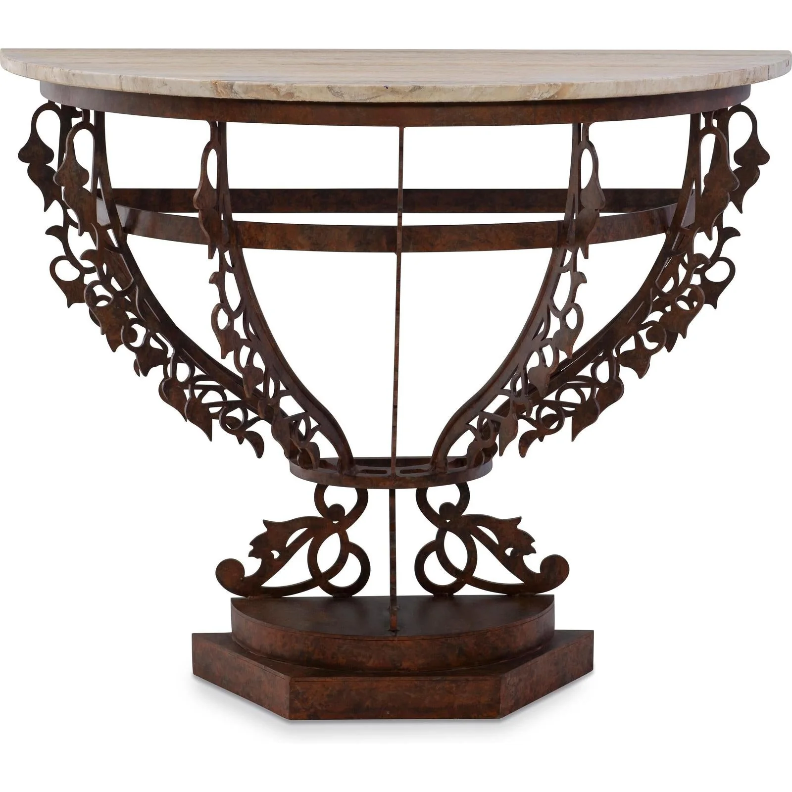 Maitland Smith Venetian Demilune Console - Image 2