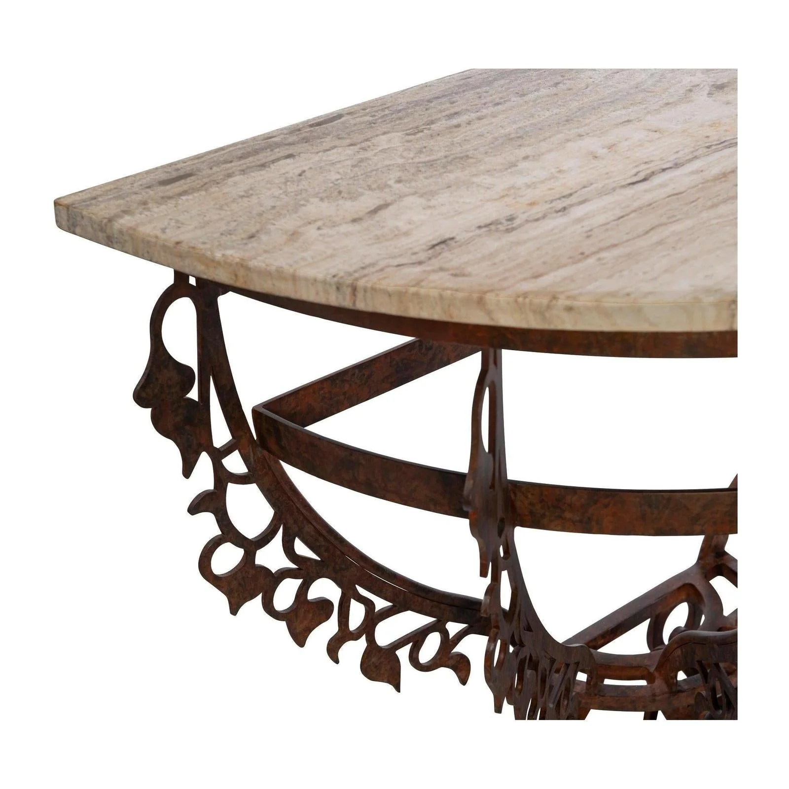 Maitland Smith Venetian Demilune Console - Image 4