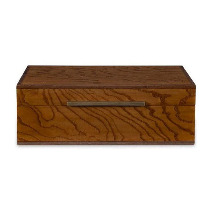 Maitland Smith Walnut And Brass Box - Image 2