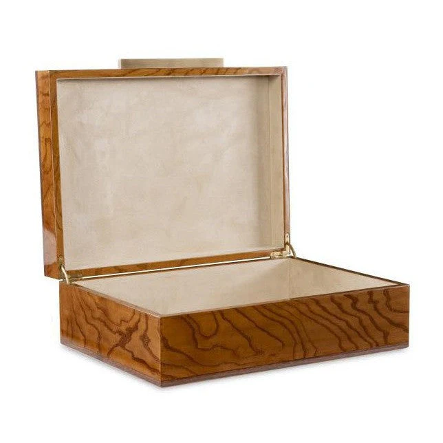 Maitland Smith Walnut And Brass Box - Image 3