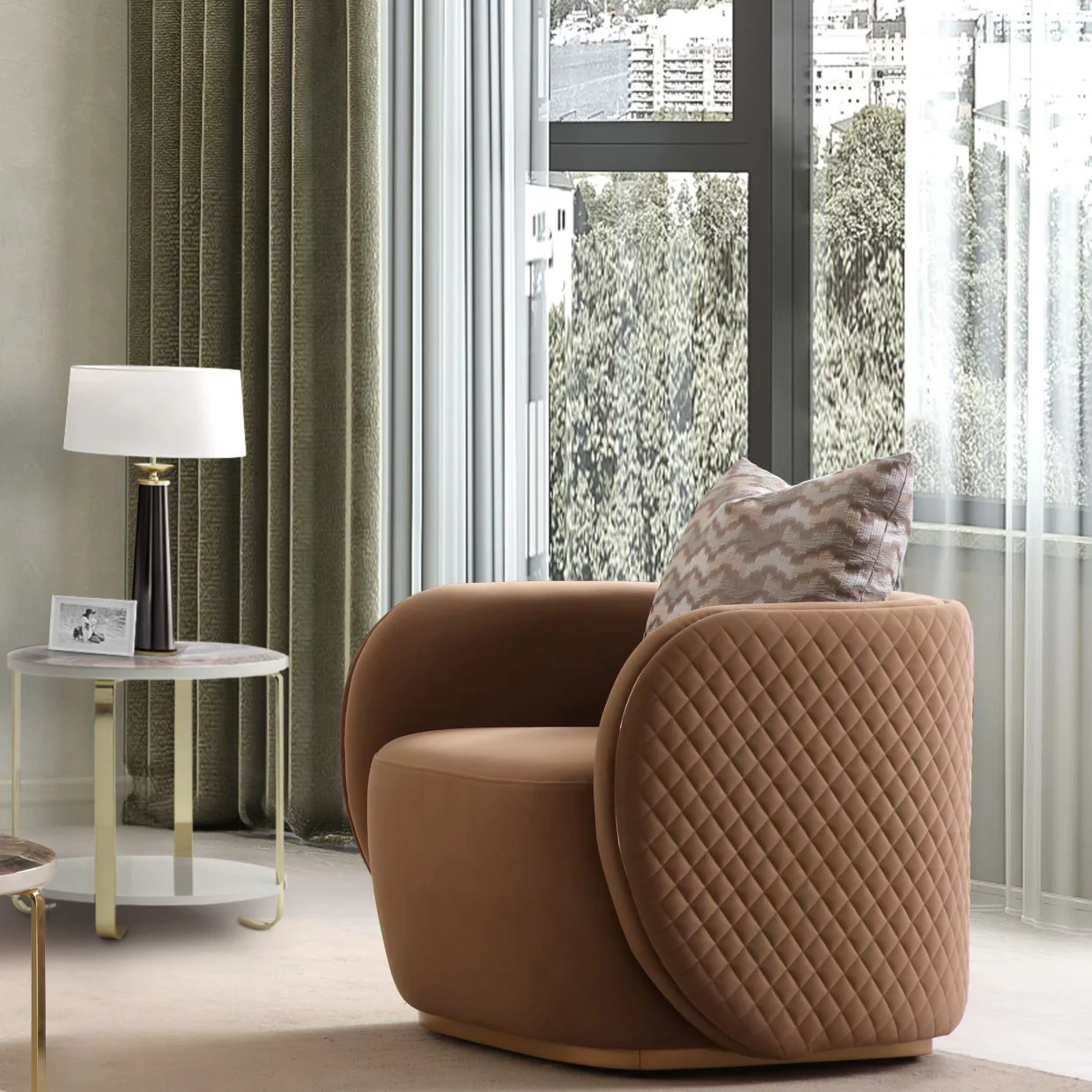 Michael Amini Ariana Chair - Image 19