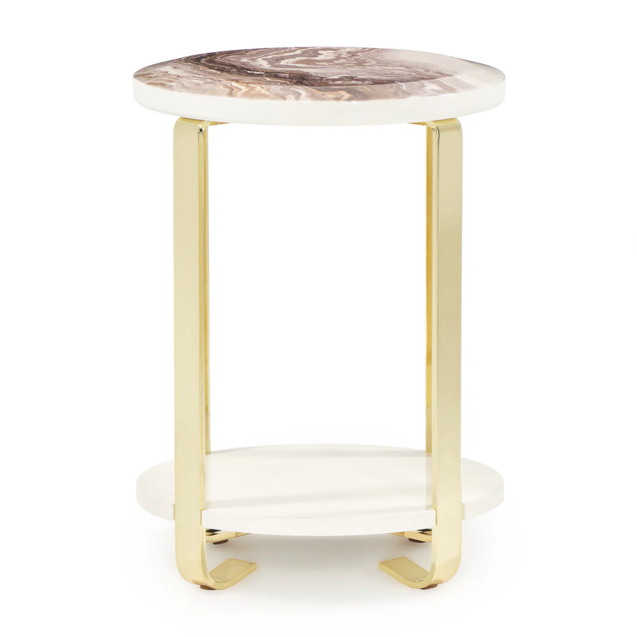 Michael Amini Ariana Chairside Table - Image 4