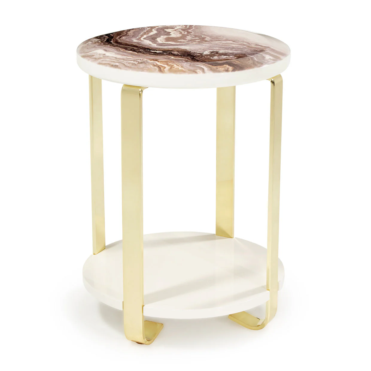 Michael Amini Ariana Chairside Table - Image 5