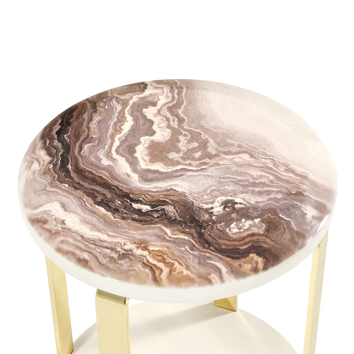 Michael Amini Ariana Chairside Table - Image 6