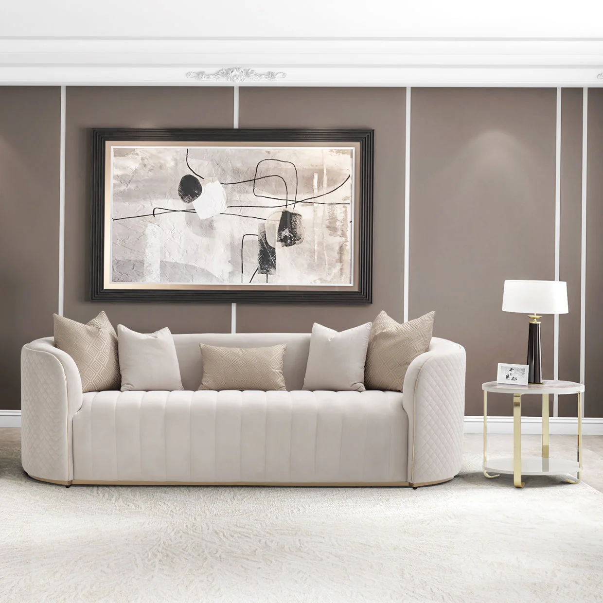 Michael Amini Ariana Sofa - Image 3
