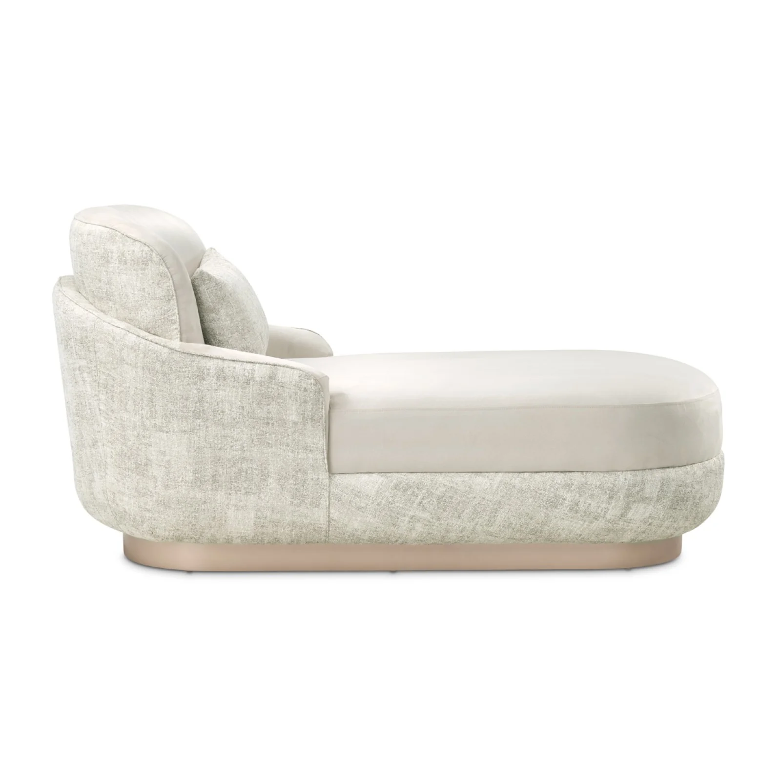 Michael Amini Aurora Chaise - Quarry/Moonlight - Image 2