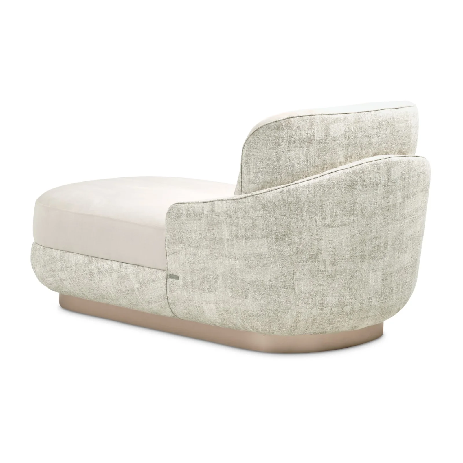 Michael Amini Aurora Chaise - Quarry/Moonlight - Image 5