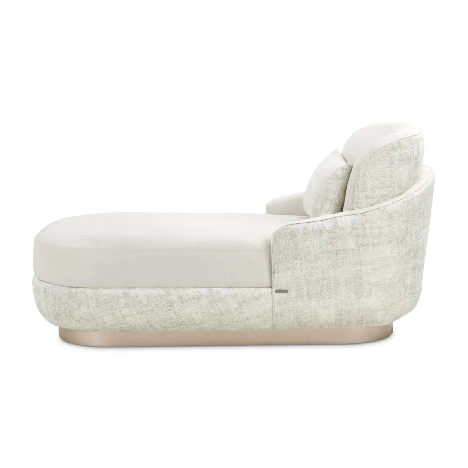 Michael Amini Aurora Chaise - Quarry/Moonlight - Image 6
