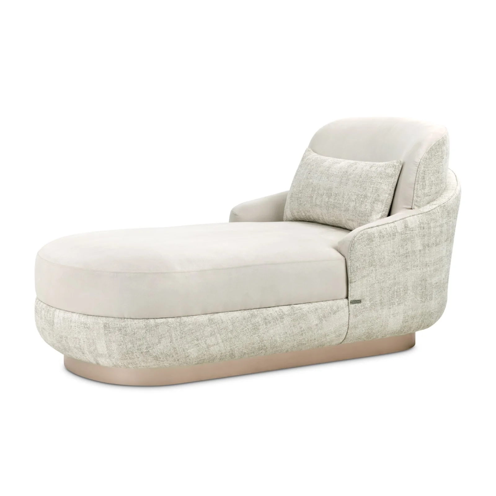 Michael Amini Aurora Chaise - Quarry/Moonlight - Image 8