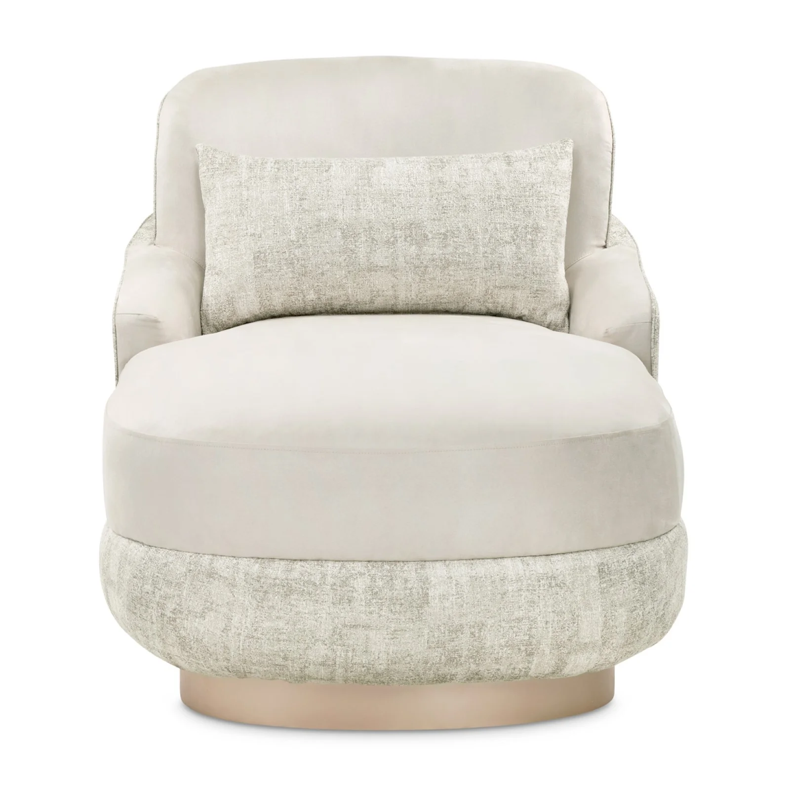 Michael Amini Aurora Chaise - Quarry/Moonlight - Image 9